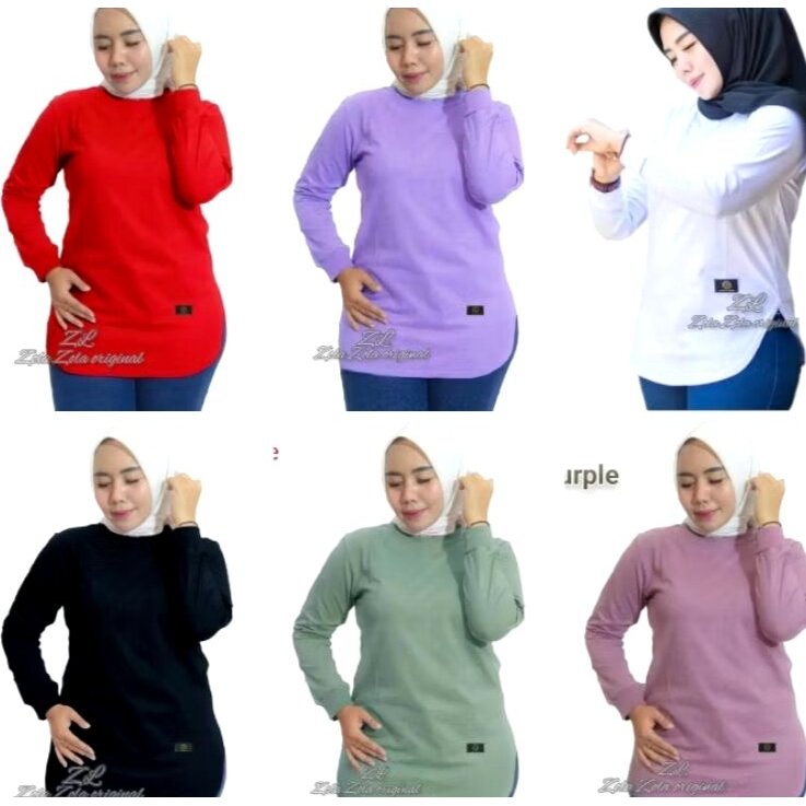 BISA COD TERMURAH KAOS BASIC TUNIK KAOS TUNIK MUSLIM KAOS SERAGAM TUNIK KAOS OVAL KAOS BELAH PINGGIR