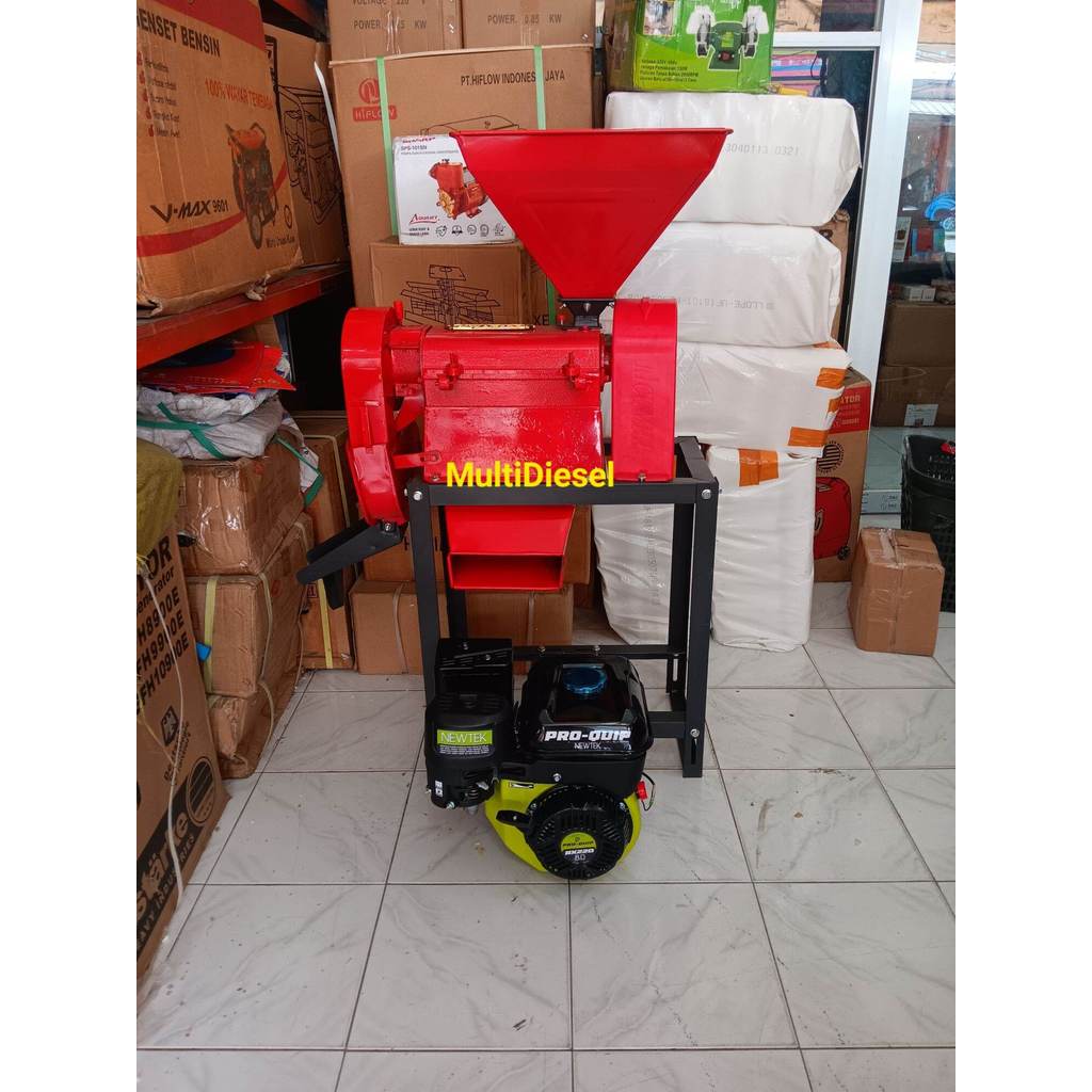 Mesin Giling Padi PRO-QUIP CARLTON QMH350 | Engene PRO-QUIP 8.0HP | Rice Polisher Machine