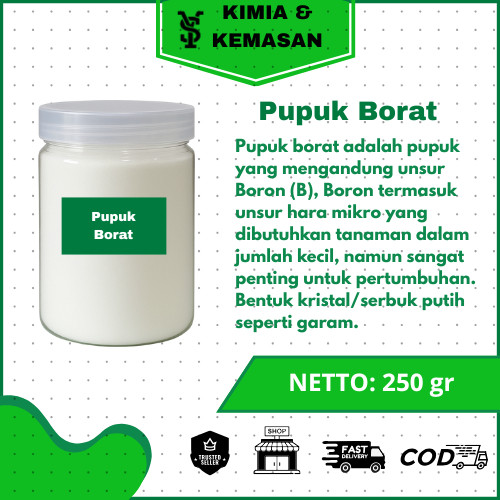 Pupuk Borat / Borate / Natrium Borate | Pupuk Tanaman 250 gr
