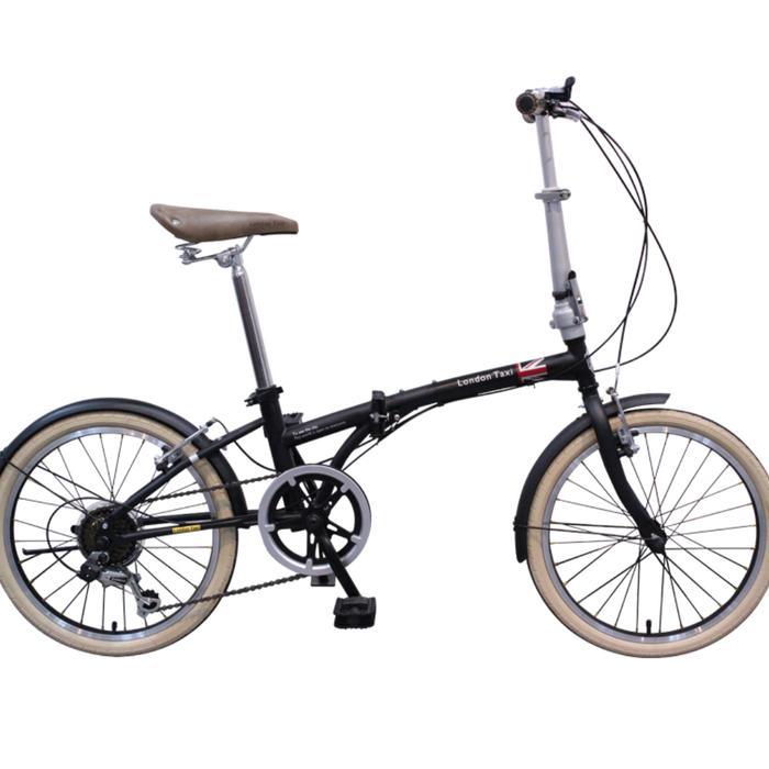 Sepeda Lipat / Folding Bike London Taxi 20 inch - Hitam