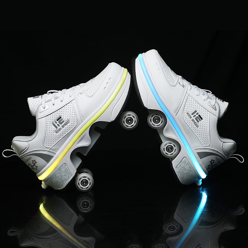 Roller Skates Inline Skates Retractable Skates Women's Sneakers Men's Sneakers Cool Girls Street Ska