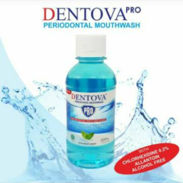 Dentova Obat Kumur Periodontal Mouthwash Mouthrinse 220ml
