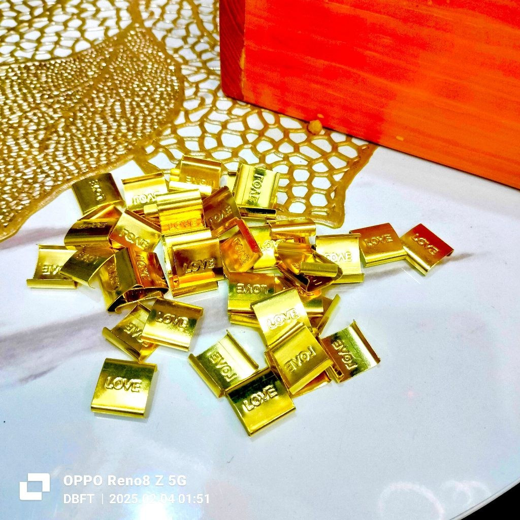 Metal Klip Penyambung Edging PVC U 12mm - Inframeblock Hiasan Dinding Dekorasi Penghubung Edging U