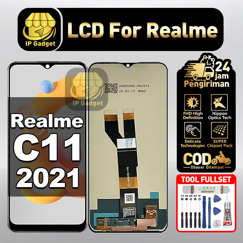 LCD REALME C11 2021 Fullset LCD HP Touchscreen Layar Sentuh Touch Screen COD