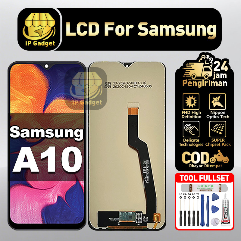 LCD Samsung A10 Fullset LCD HP Touchscreen Layar Sentuh Touch Screen COD
