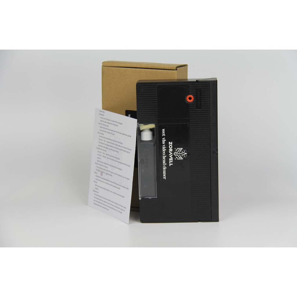 VCR VHS Head Cleaning Kit for VHS Video Head Tape, Wet Type Cleaner