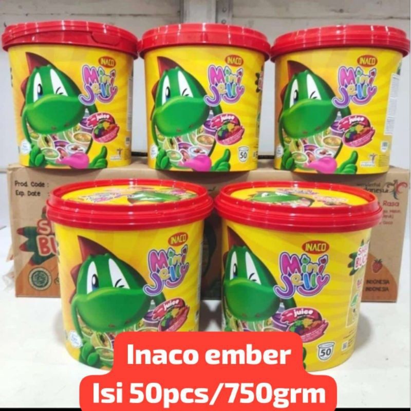 Inaco Mini Jelly 50 Pcs Toples Ember
