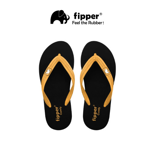 Fipper - Comfy Black / Yellow Goldenroad