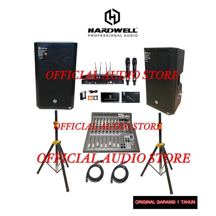 Paket Sound System / Karaoke Outdoor Hardwell Original (TITANIUM 18)
