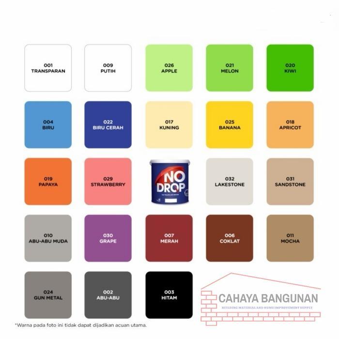 NO DROP PUTIH 009 Cat Waterproofing 4 Kg - NoDrop Galon 4Kg Putih - White 009