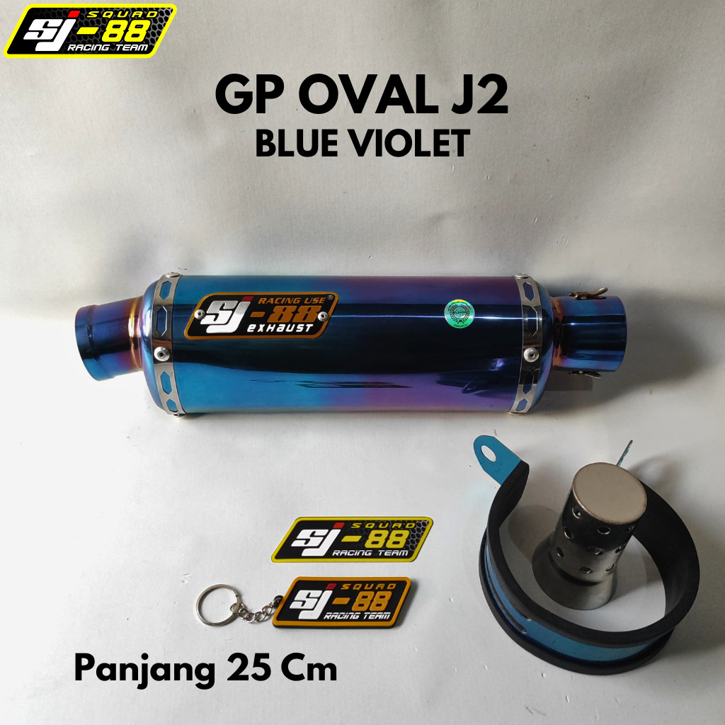 Silincer SJ88 GP Oval J3 – Blue Violet – Suara Adem Ngebass