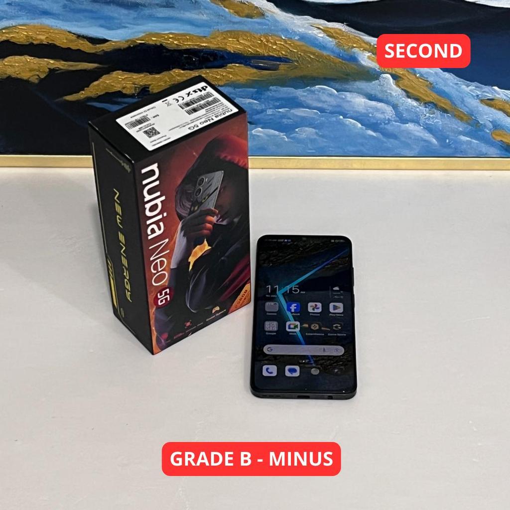 ZTE NUBIA NEO 8/256 GB HP SECOND ORIGINAL SINAR MUTIARA CELL