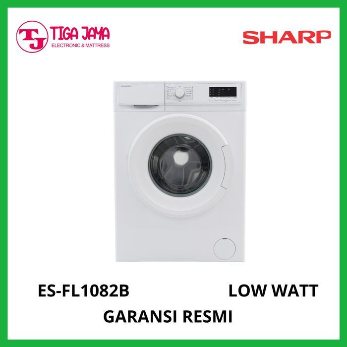 SHARP ESFL1082B MESIN CUCI 8KG ES-FL1082B FRONTLOADING LOW WATT