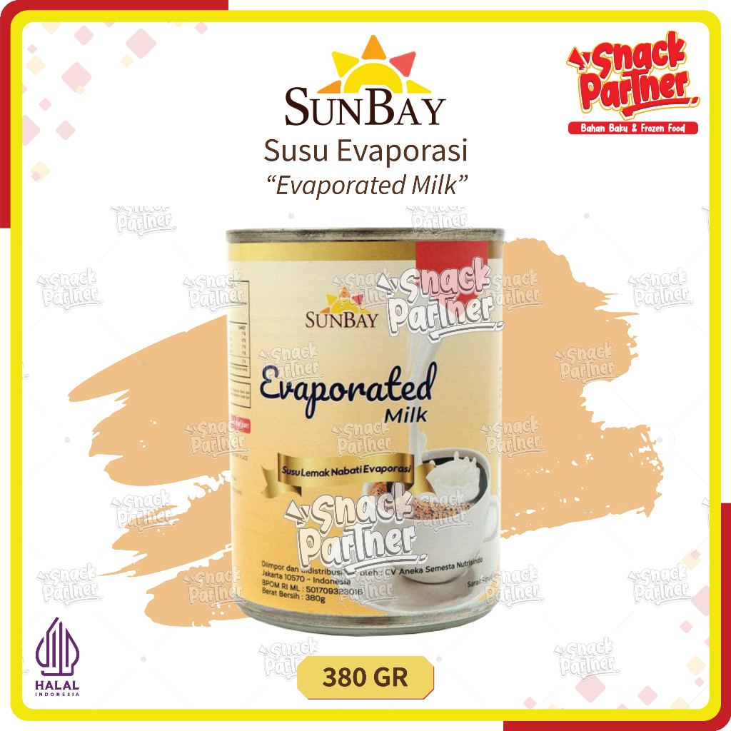 SUNBAY - SUSU EVAPORASI CREAMER 380 GR - Evaporated Filled Milk