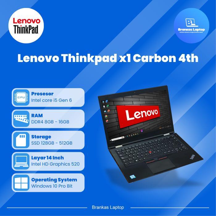 Lenovo ThinkPad X1 Carbon 4th / 5th / 6th | i5 Gen 6 / 7 / 8 | ORIGINAL / BERGARANSI / MURAH - X1 i5