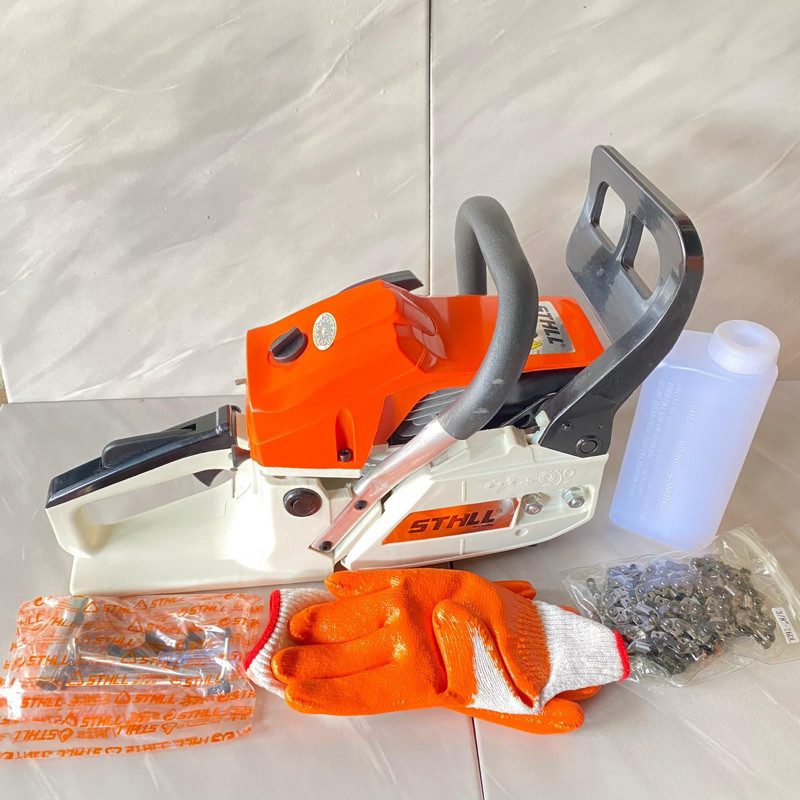 Chainsaw Stihl 382 KOMPLIT FullSet Siap pakai DENGAN BAR DAN RANTAI senso 22 inch lengkap Senso Sthi