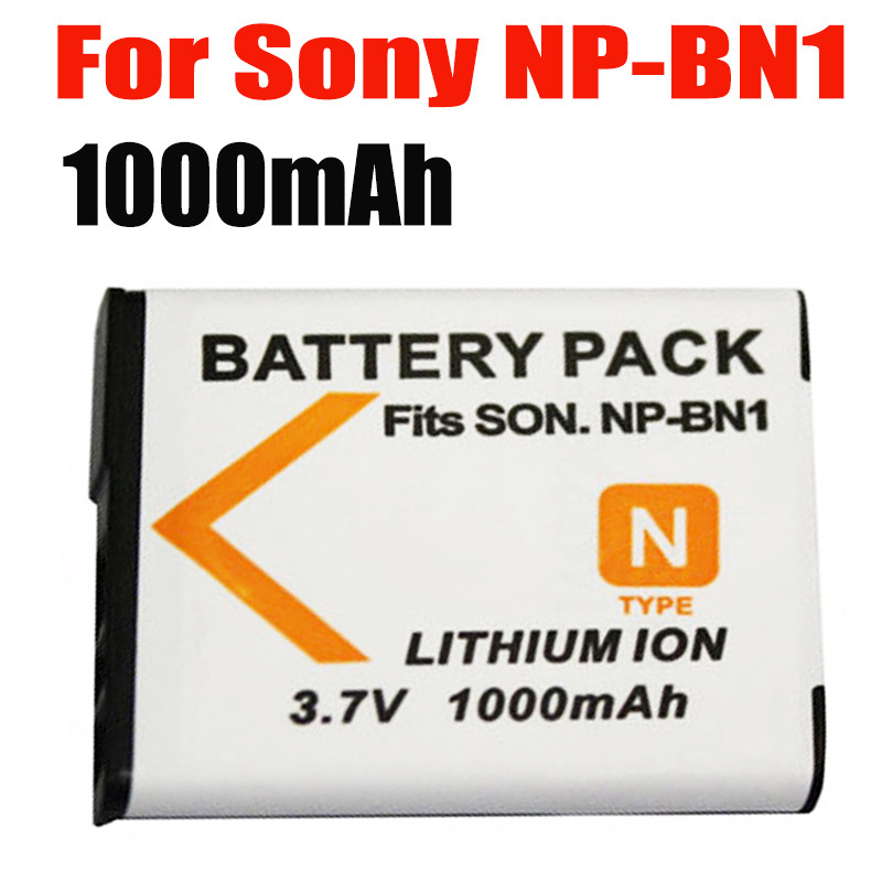 1Pcs NP-BN1 NP BN1 Camera Battery For Sony DSC-TX20 DSC-TX30 DSC-TX55 DSC-TX66 DSC-TX100V DSC-TX200V