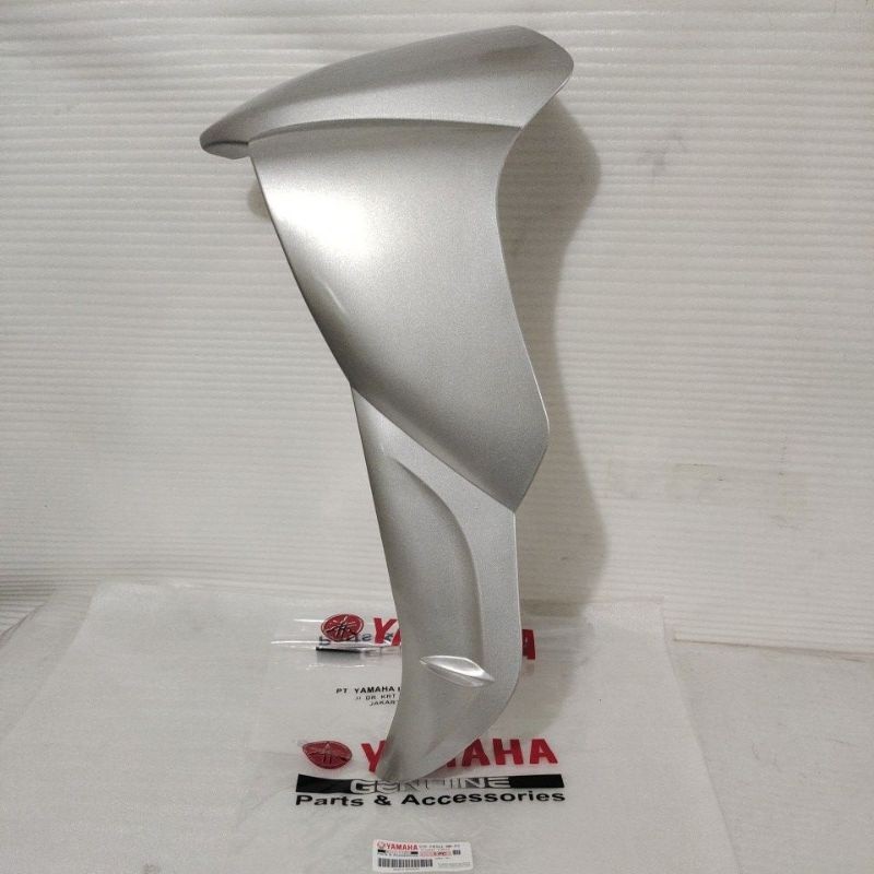 Sayap Legshield Leksil Luar Kiri Yamaha Jupiter Z 2006 burhan Silver OriginalASLI - TOPSemarang