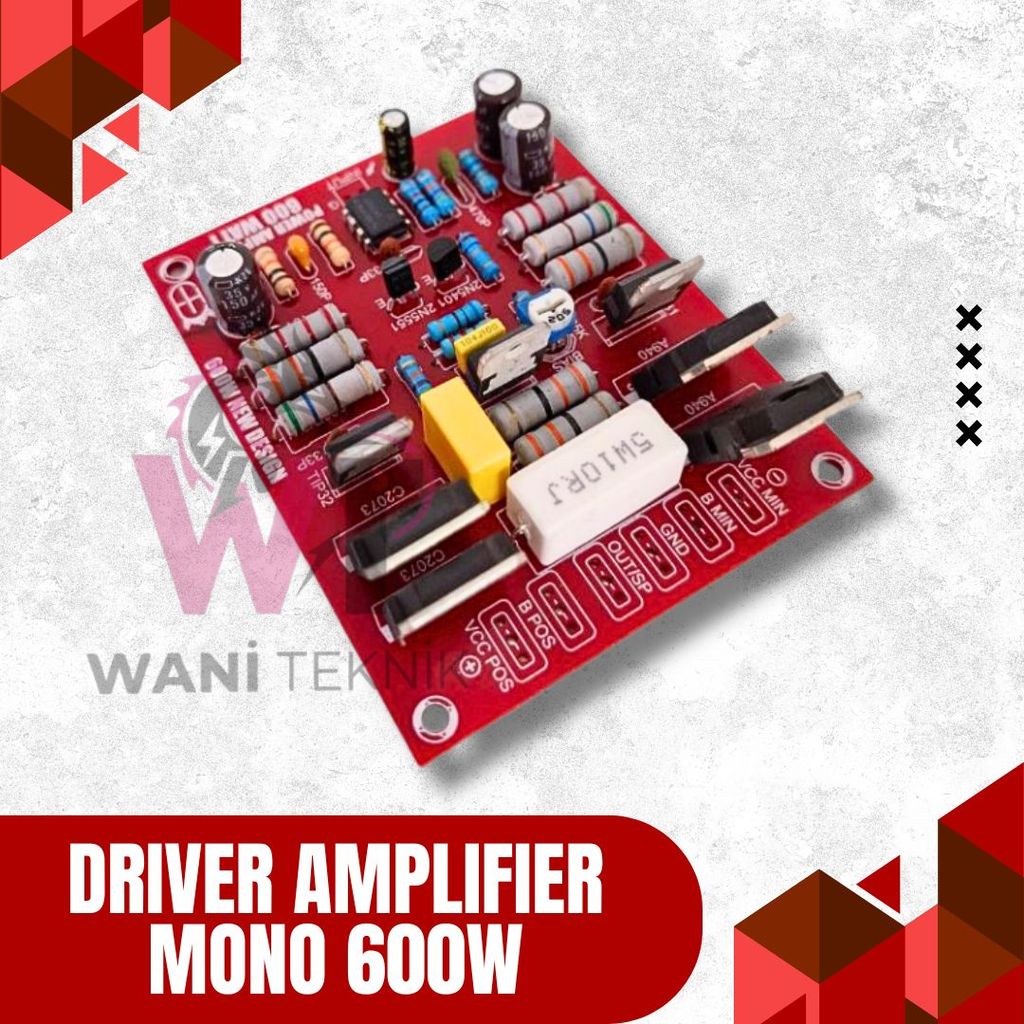 KIT Driver Amplifier 600W Mono Dengan Trimpot Bias Untuk Amplifier Rakitan Berkualitas