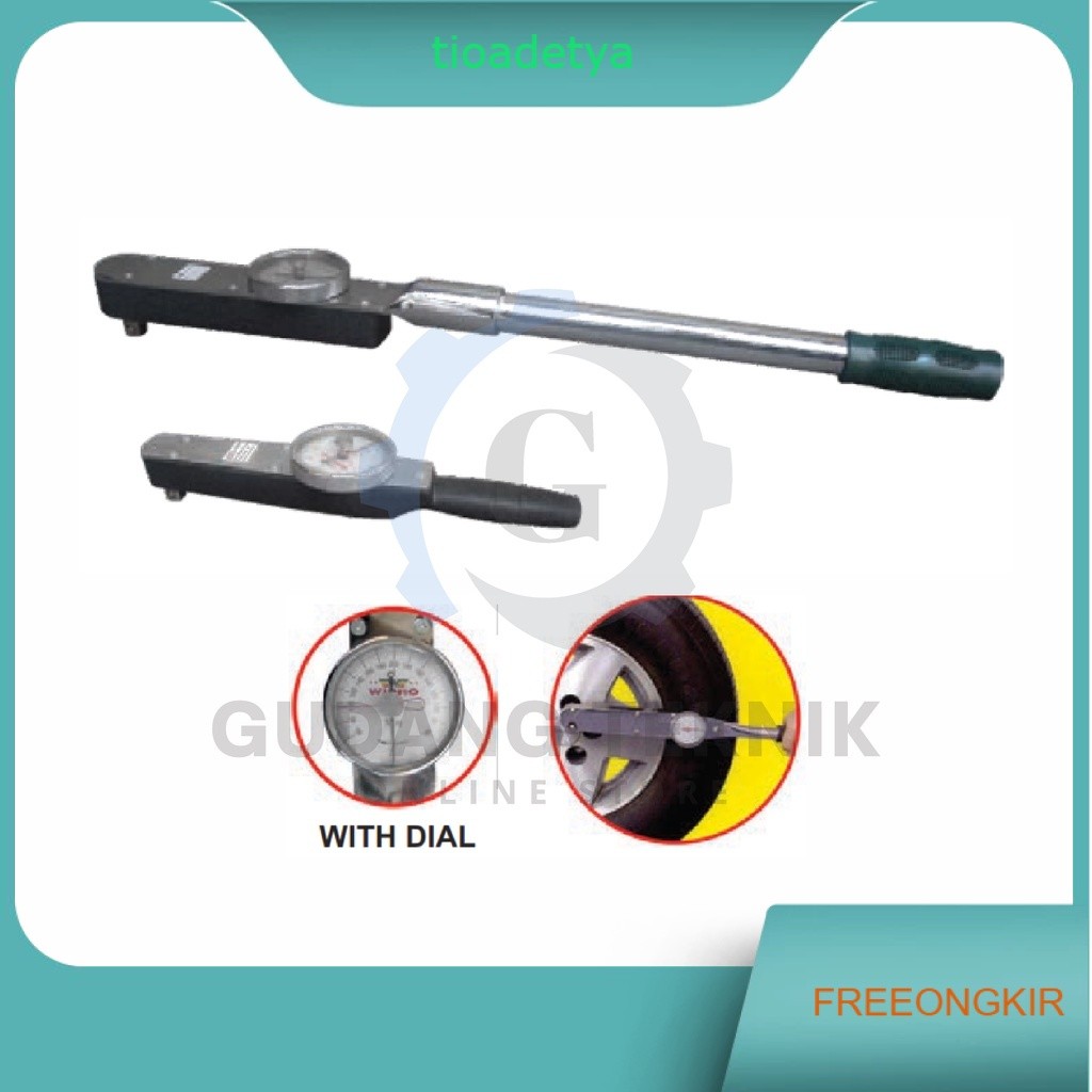 TORSIMETER Kunci Momen Torsimeter 0-30 N.m WIPRO ACD-30 / Kunci Tekanan Torsi Baut 3/8 Inch WIPRO AC