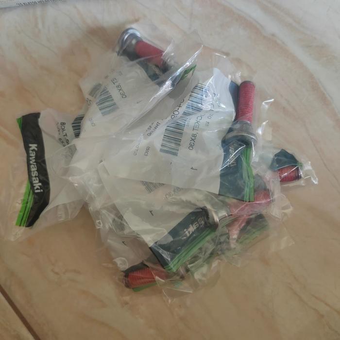 baut piringan cakram disc Belakang ninja RR old new original