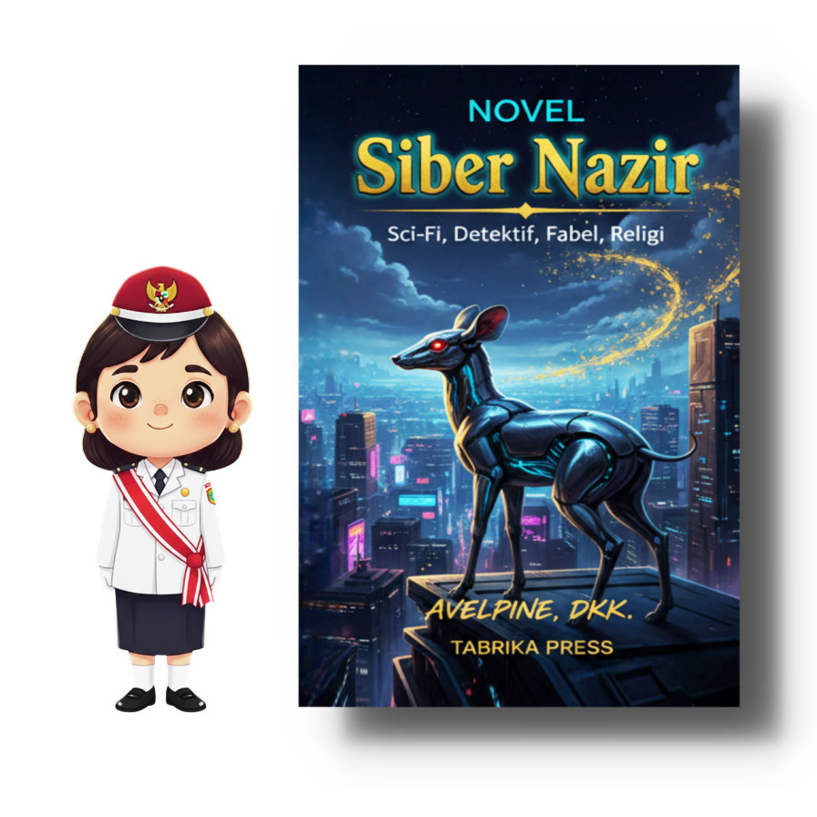 Novel - Siber Nazir - Bahasa Indonesia - Genre: Sci-Fi - Detektif - Fabel - Religi