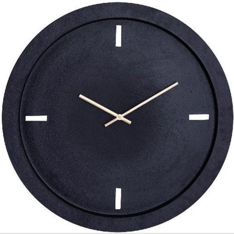 jam dinding Duco hitam aesthetic / jam dinding kayu jati