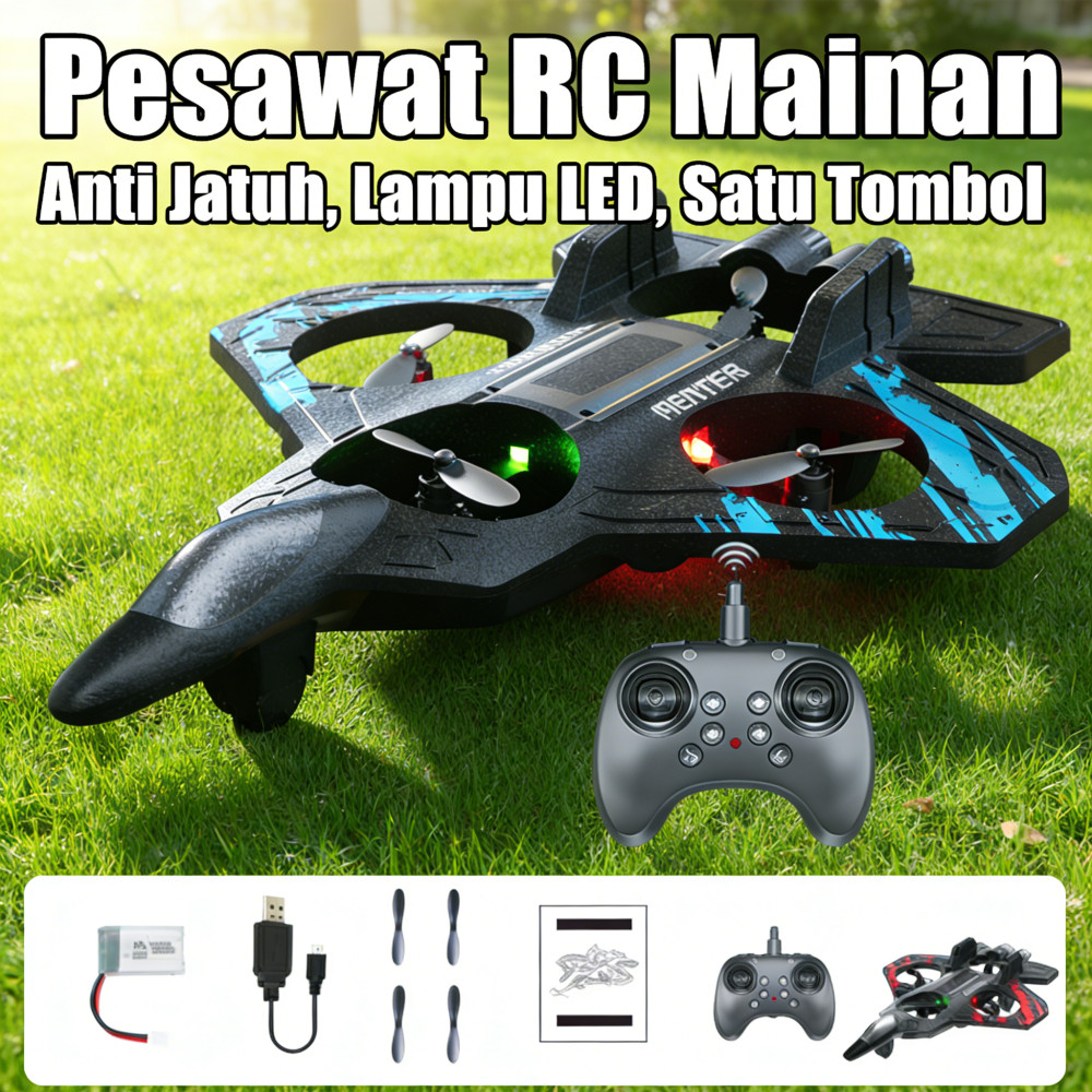 Remote Control Led Airplane Glider Foam Mainan Pesawat Terbang Airplane Toy Rc Mainan Pesawat Pesawa