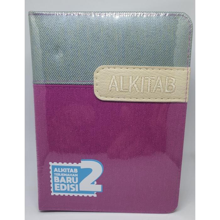 ALKITAB Terjemahan Baru Edisi Kedua TB 034 TI NS Three Color (Alkitab Ukuran Kecil) - warna pink abu