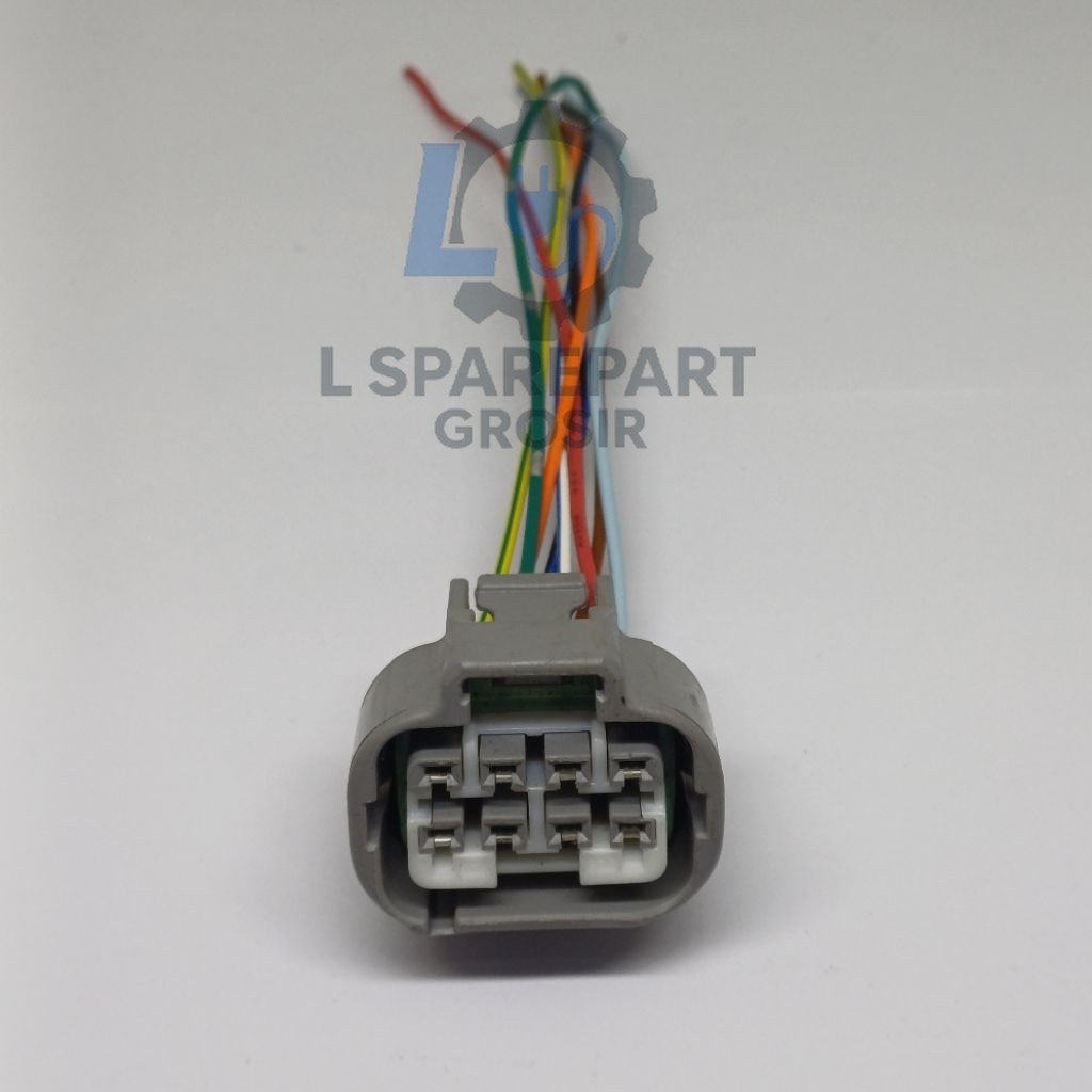 SOCKET SOKET KABEL HEADLIGHT HEADLAMP 8 PIN LEXUS CAMRY INNOVA VENTURER FORTUNER VRZ SRZ ORIGINAL