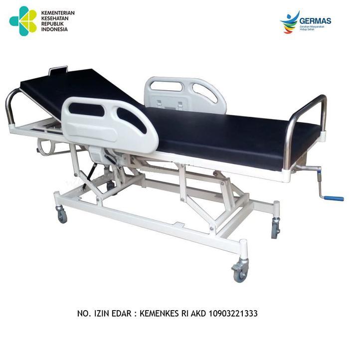 Mobile Bed Emergency Bed Brankar Hi-Lo UGD 1 Engkol Rumah Sakit Gratis Ongkir Jabodetabek