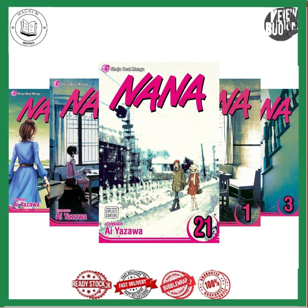 Manga Nana, by Ai Yazawa (21 book series)