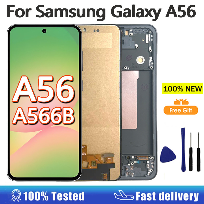 Super AMOLED For Samsung Galaxy A56 5G LCD Display Touch Screen Digitizer Assembly For Samsung A56 5