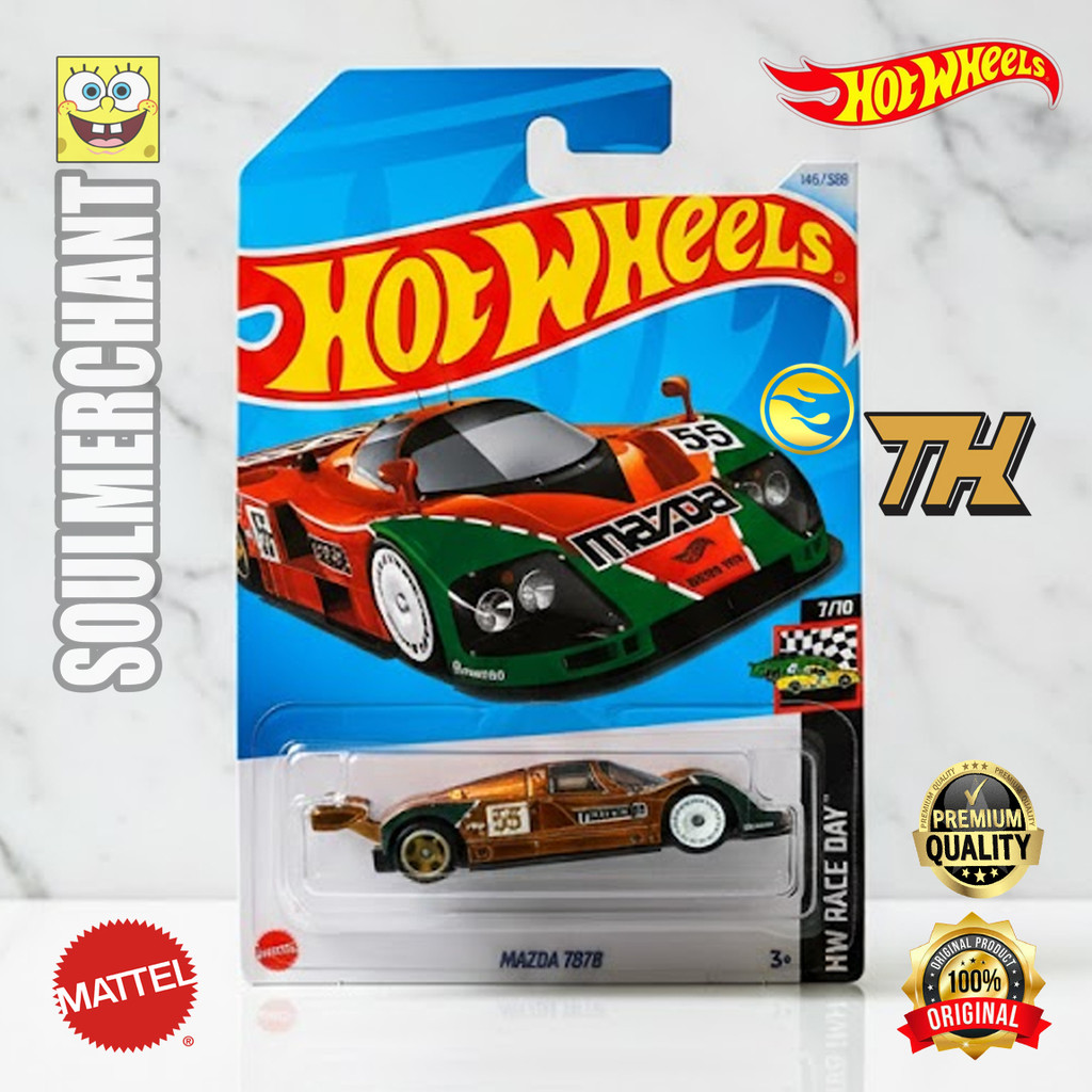 Hot Wheels Super Treasure Hunt Mazda 787B Orange