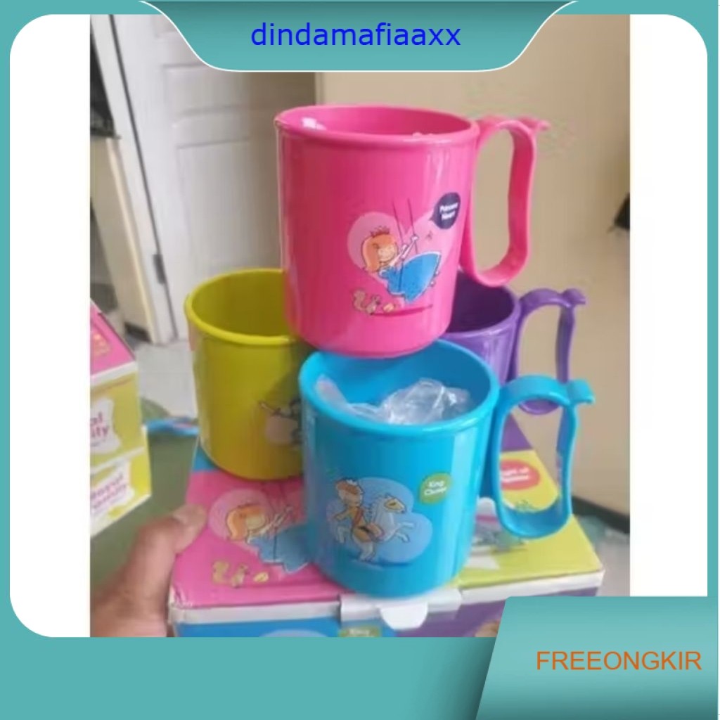 Tupperware micro mug 300ml / family mug / royal mug set isi 4pcs