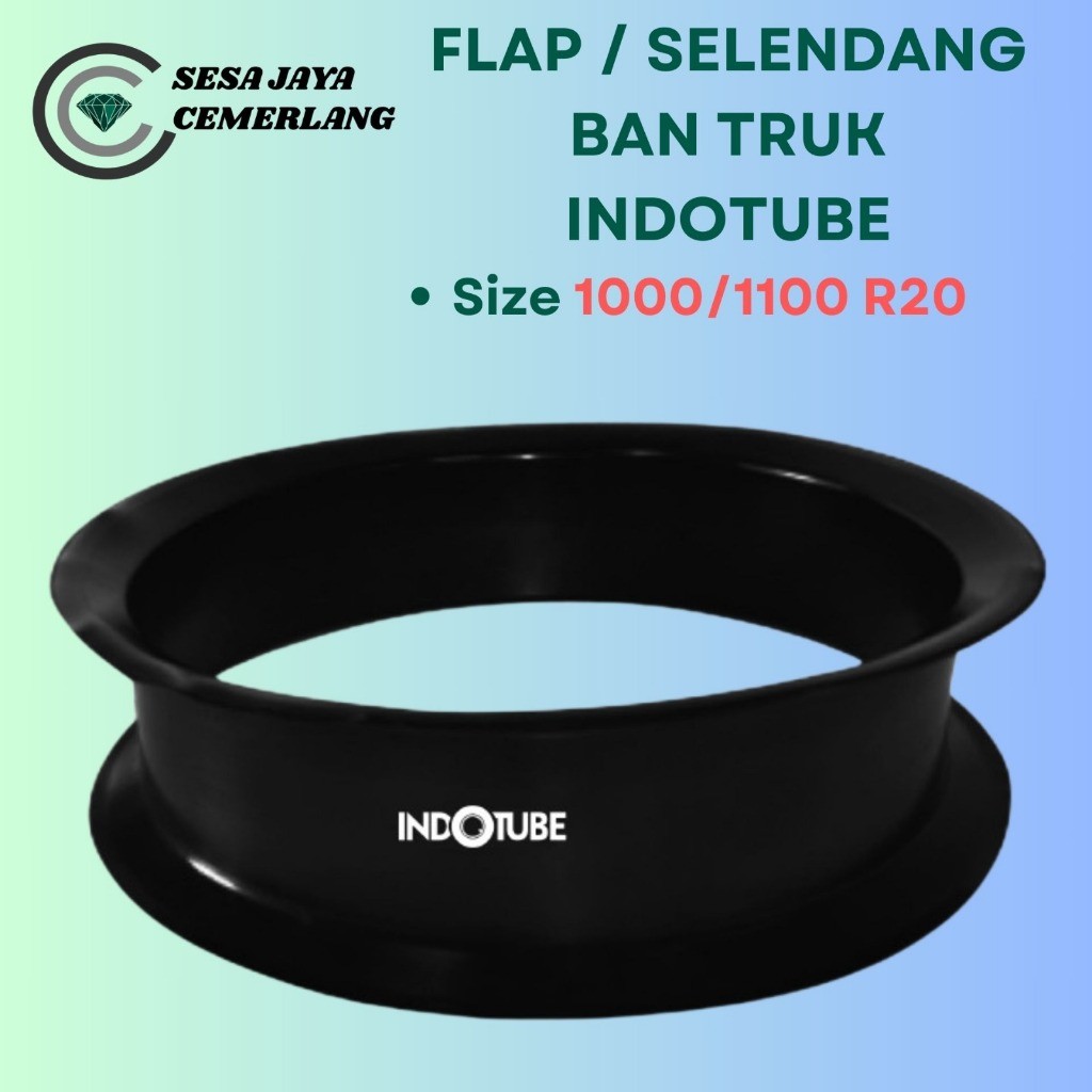 ALIANSHOP 1000/1100 R20 Flap / Selendang / Ban Perut / ban lidah mobil Truk Indotube
