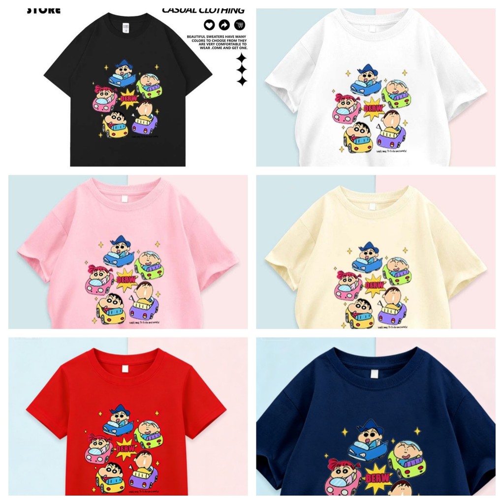 Kaos anak pria|2-12 Tahun|Cetakan yang lucu|korea style premium baju atasan|Anak pria 10 tahun impor
