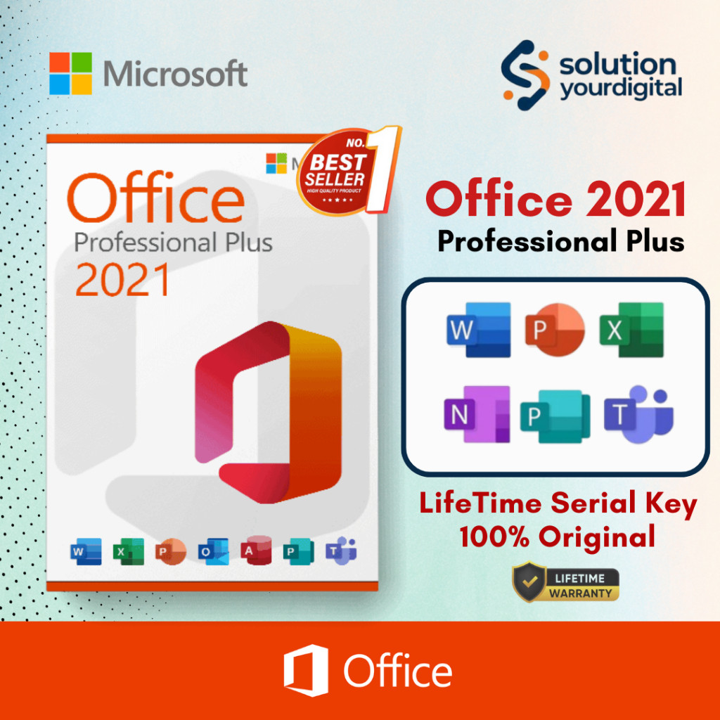 PROMO Lisensi Microsoft Office 2021 | 2019 | 2016 | 2024 | 365 Professional Plus Lifetime Original
