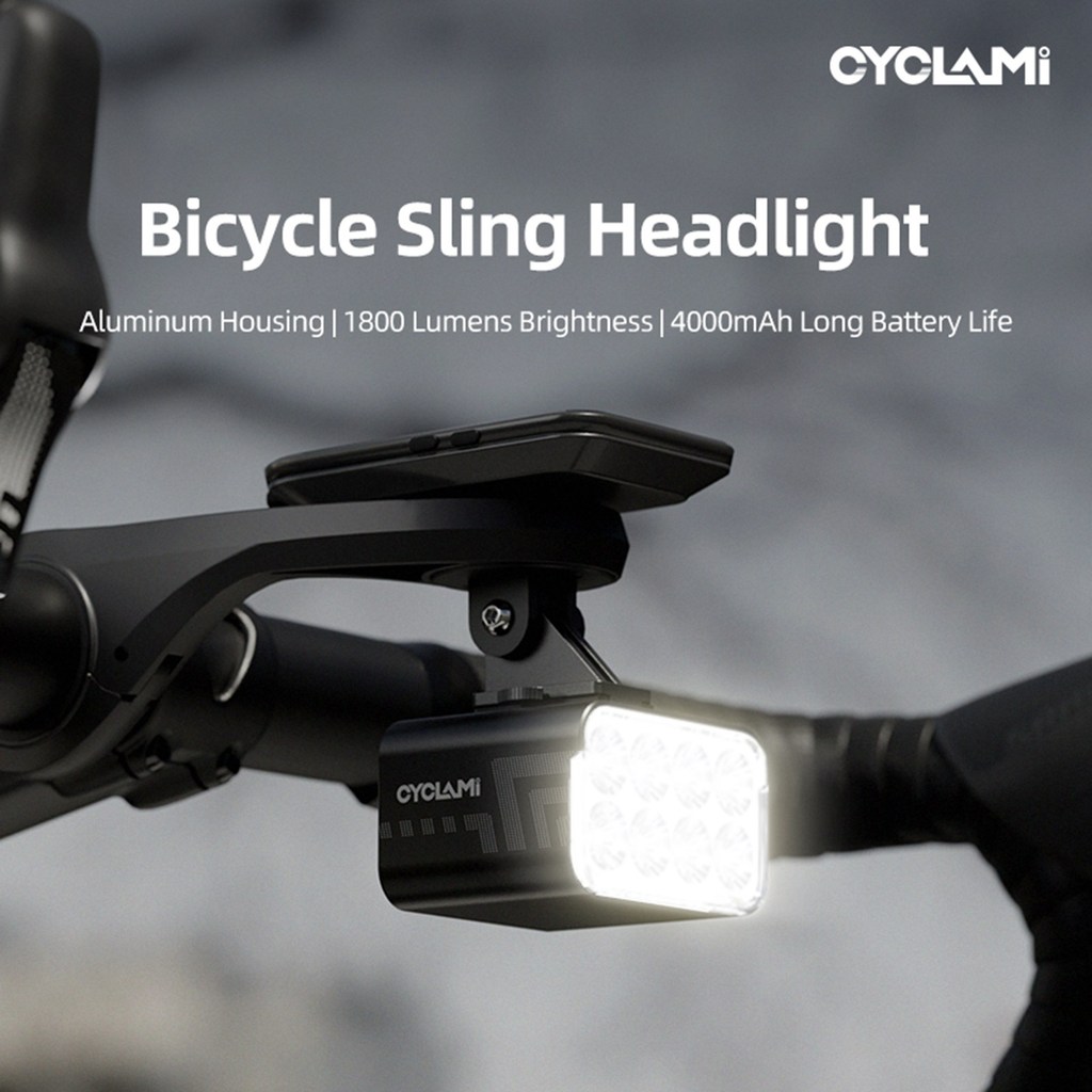 CYCLAMI High Brightness 1800 Lumen Bicycle Light Road MTB Bicycle Headlights Flashlight Bicycle Fron