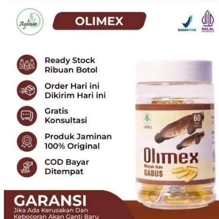 DISKON Kapsul Ikan Gabus Olimex / Ekstrak Ikan Gabus / Gamat Gold / Albumin