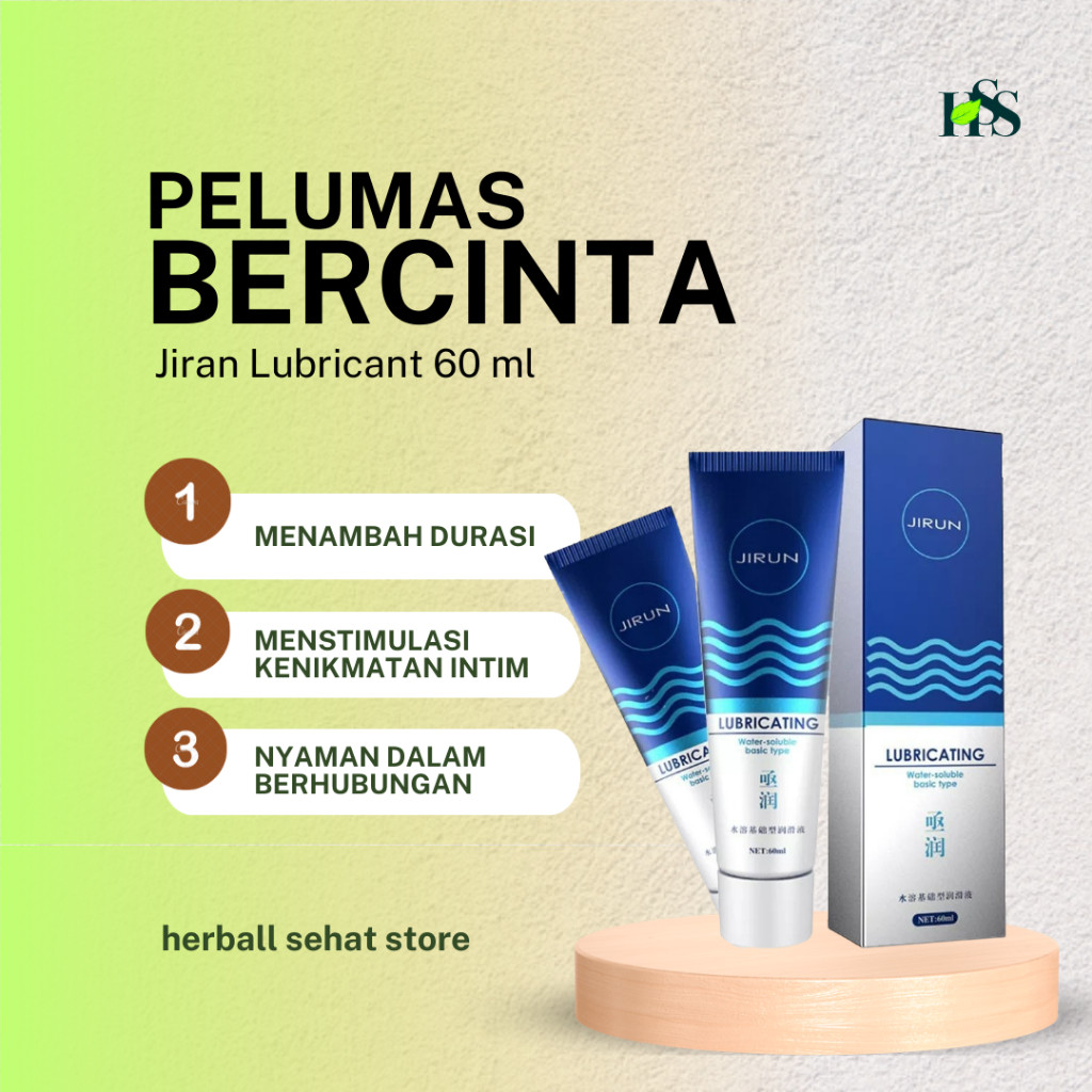 Jirun 60 ml Lubricant pelumas sex terbaik Pelumas miss v  Berkualitas Original