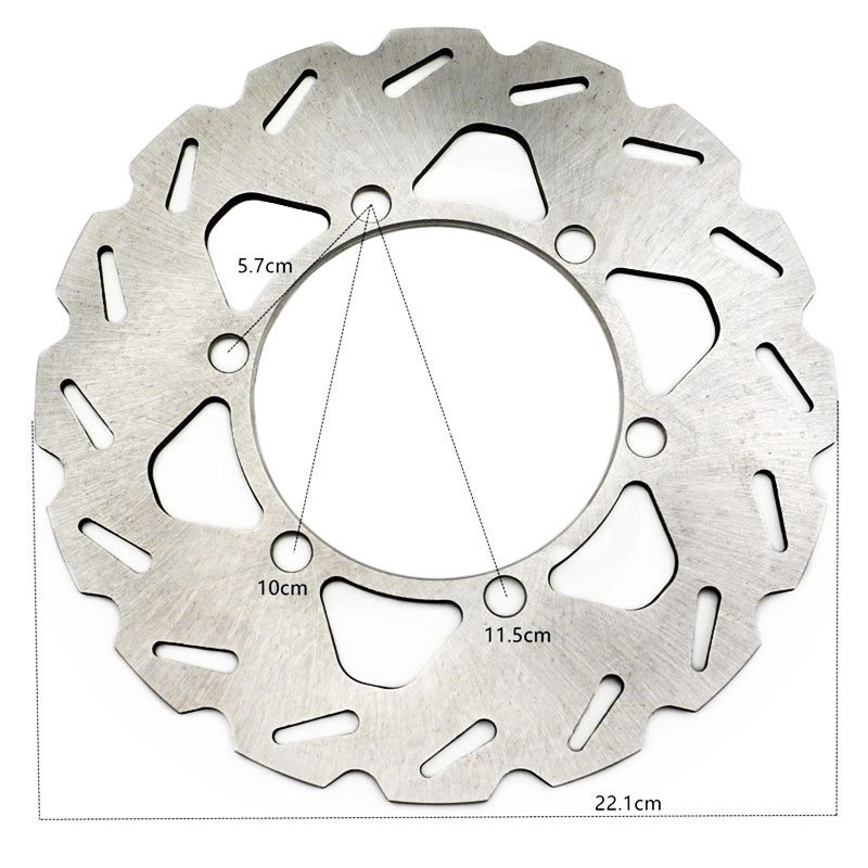 Motorcycle Rear Brake sc Rotor For KAWASAKI KDX250 KDX125 KDX200 KLX250 KLX300 KSX220 Brake scs