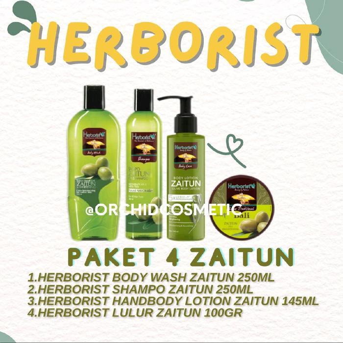 Herborist Zaitun Paket 4 / Herborist Zaitun Paket Seserahan Hadiah Pernikahan Kering Lotion - Paket 