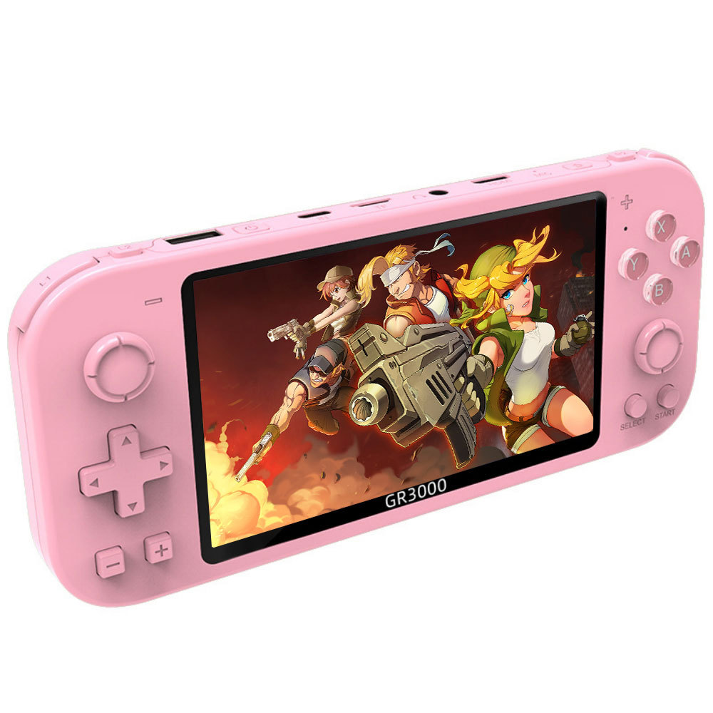 Pretty Candy Color Portable Game Console 5 In Screen 8GB With 2500 Free Games Handheld Game Player F