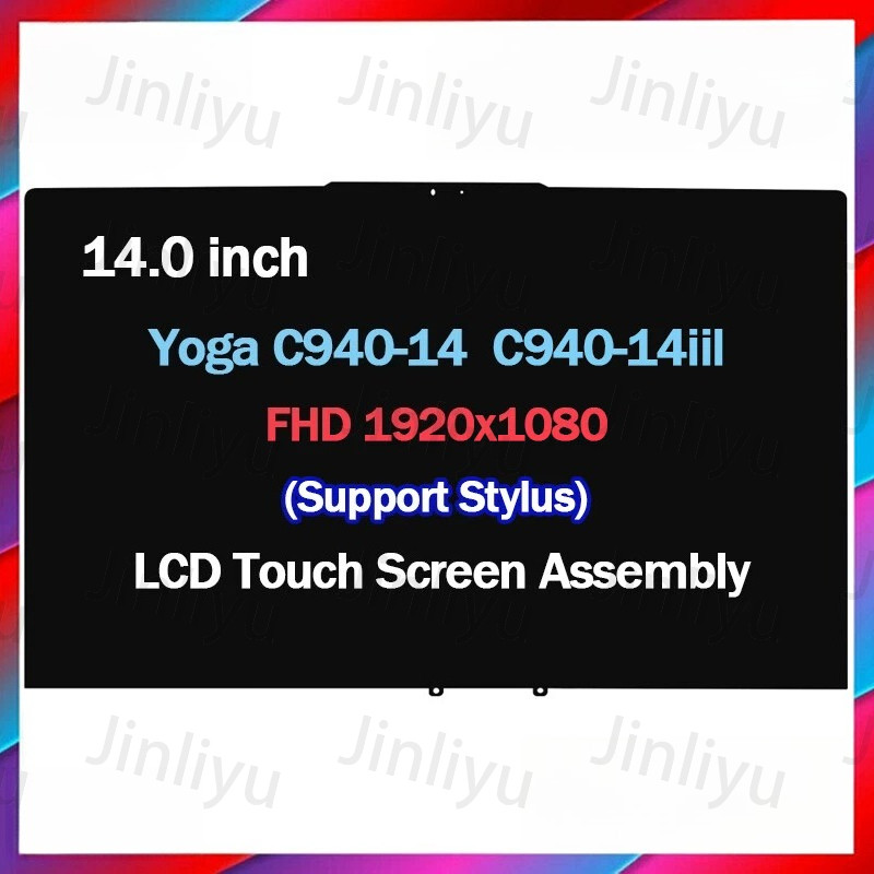 For Lenovo Yoga C940-14 C940-14IIL 81Q9 LCD Touch splay Screen FHD UHD 4K Assembly 5D10S39596 5D10S3