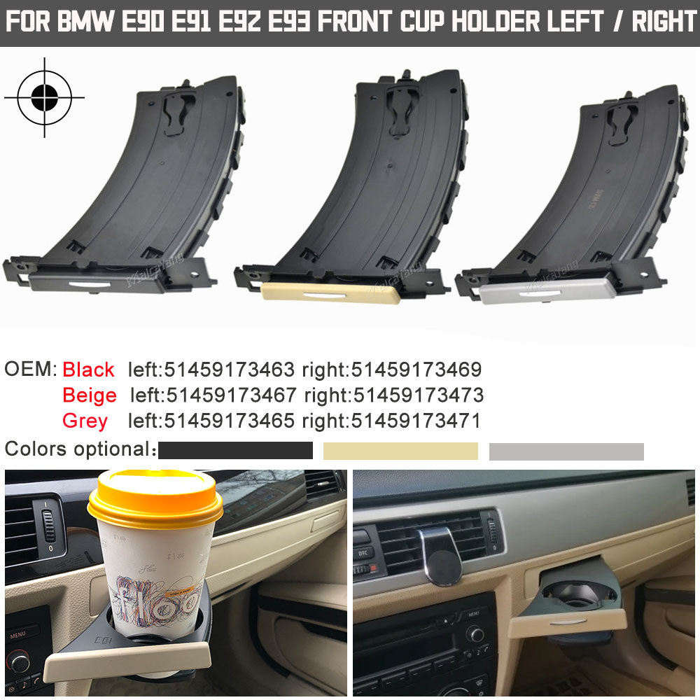 Car Accessories New Front Drink Cup Holder Water Cup Drink Holder For BMW E90 E91 E92 E93 5145917346
