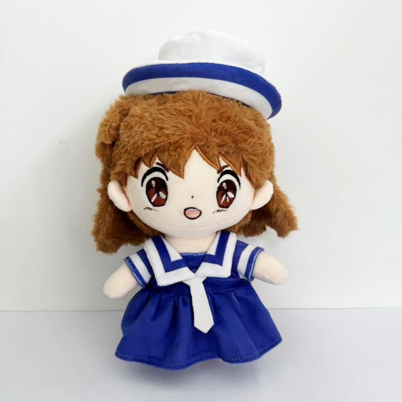 25cm Anime CLANNAD go Okazaki Ushio Plush Toy Stuffed Doll Soft Plushies Figure Daikazoku Furukawa N