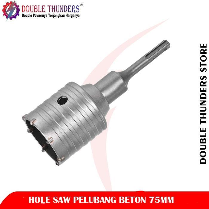 DT Hole Saw Beton Set 75MM Hole Saw Pelubang Beton Set