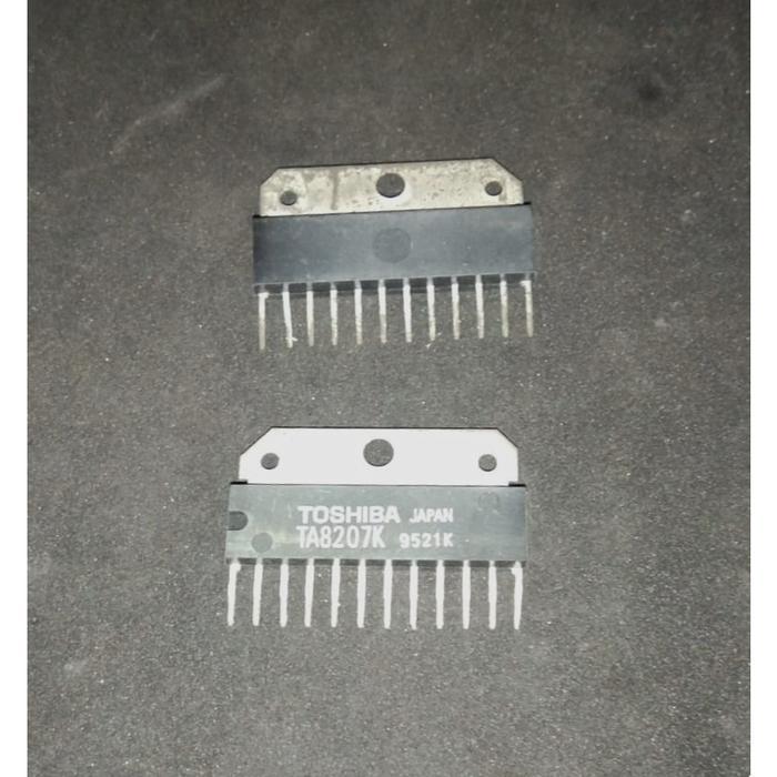 IC TA8207K Low Frequency Audio Power Amplifier Dgn Two Channels dan Thermal Shut Down BERKUWALITAS..