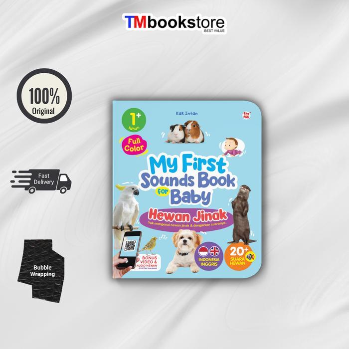 BUKU MY FIRST SOUNDS BOOK - HEWAN JINAK - HEWAN LIAR - HEWAN TERNAK - HEWAN JINAK